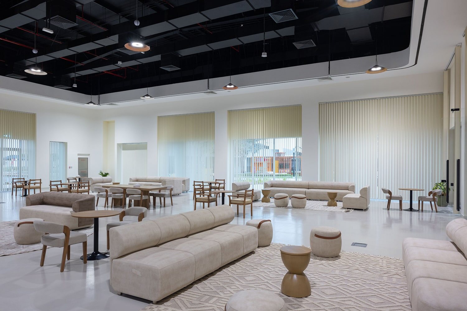 Inside the Nabdh Al Falah Community Hub, built by Salient Engineering, Abu Dhabi